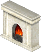 Moroccan fireplace